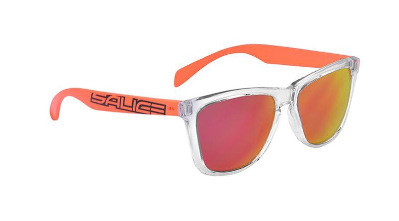 Sonnenbrille cristallo rot mit Glas in der Farbe rot