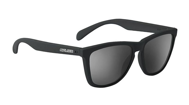 Sonnenbrille schwarz mit Glas in der Farbe schwarz