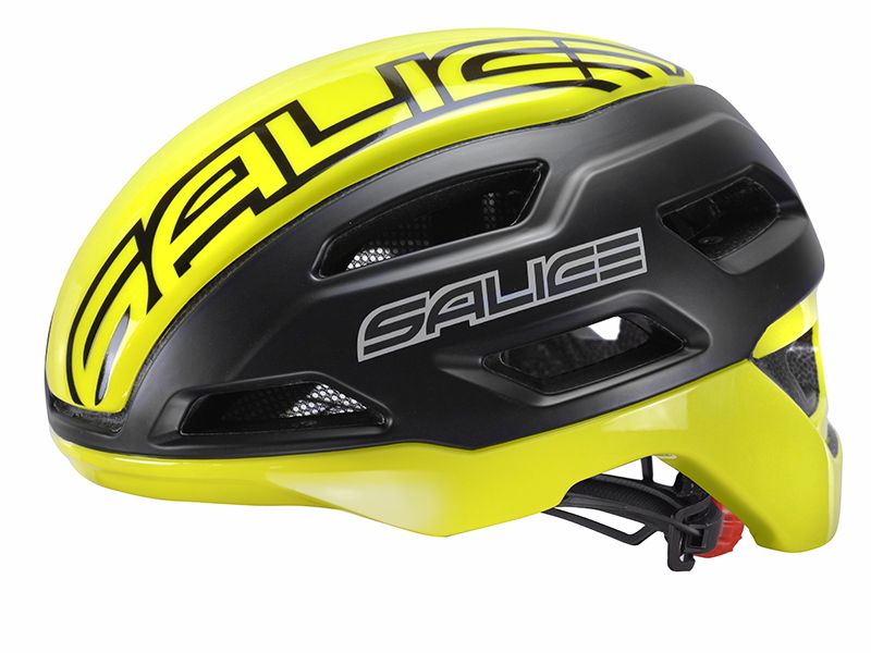 Velohelm Mountainbike schwarz-gelb