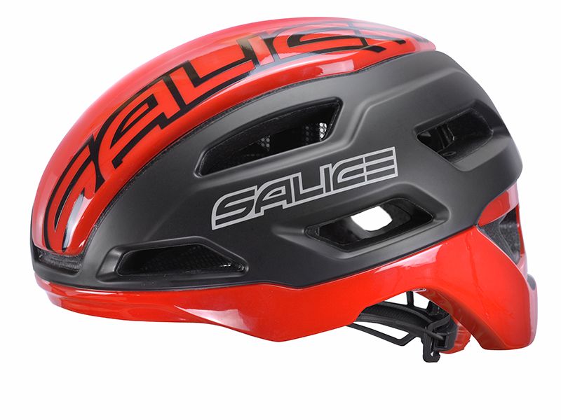 Velohelm Mountainbike  schwarz-rot