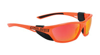 Sonnenbrille  orange  Brillenglas rot