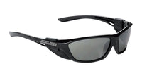 Sonnenbrille  schwarz  Brillenglas schwarz