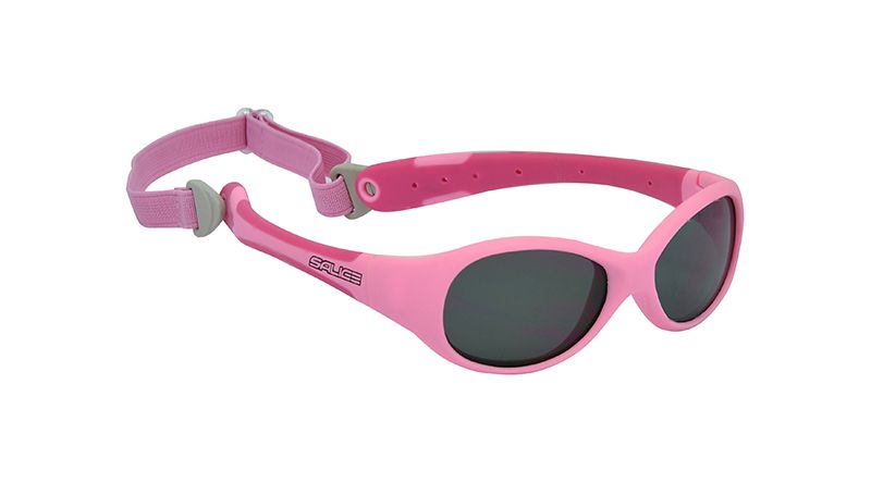Sonnenbrille  rosa mit Glas in der Farbe rauch