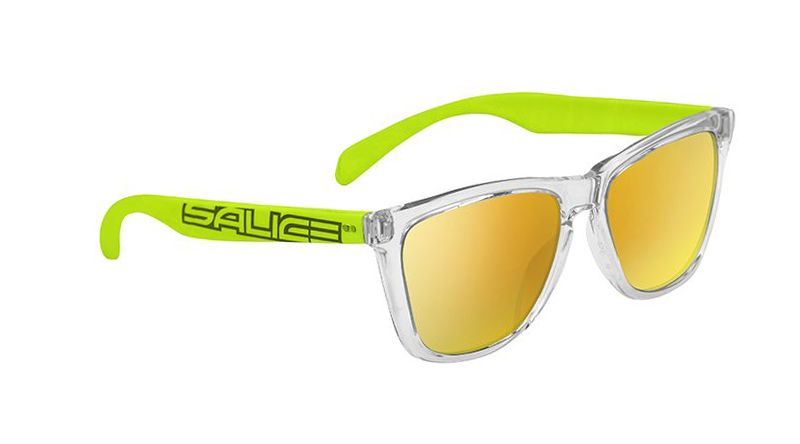 Sonnenbrille  cristallo-gelb mit Glas in der Farbe gelb