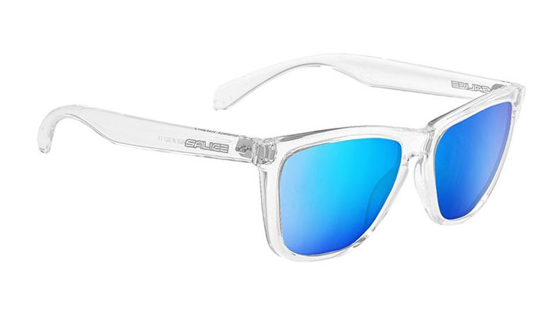 Sonnenbrille  cristallo mit Glas in der Farbe blau
