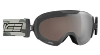 Skibrille grau  Brillenglas silber