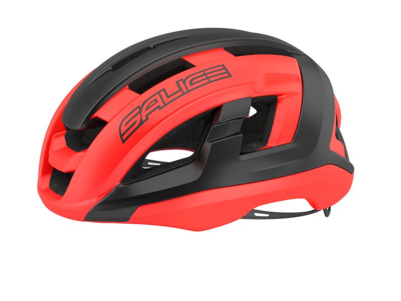 Velohelm schwarz rot