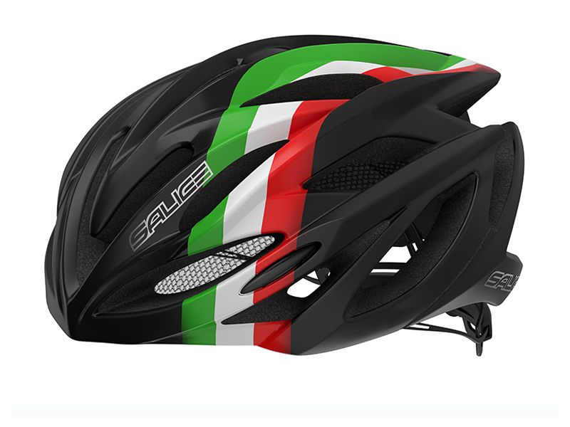 Velohelm schwarz mit multicolor