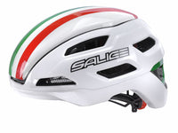 Velohelm Mountainbike  weiss mit multicolor